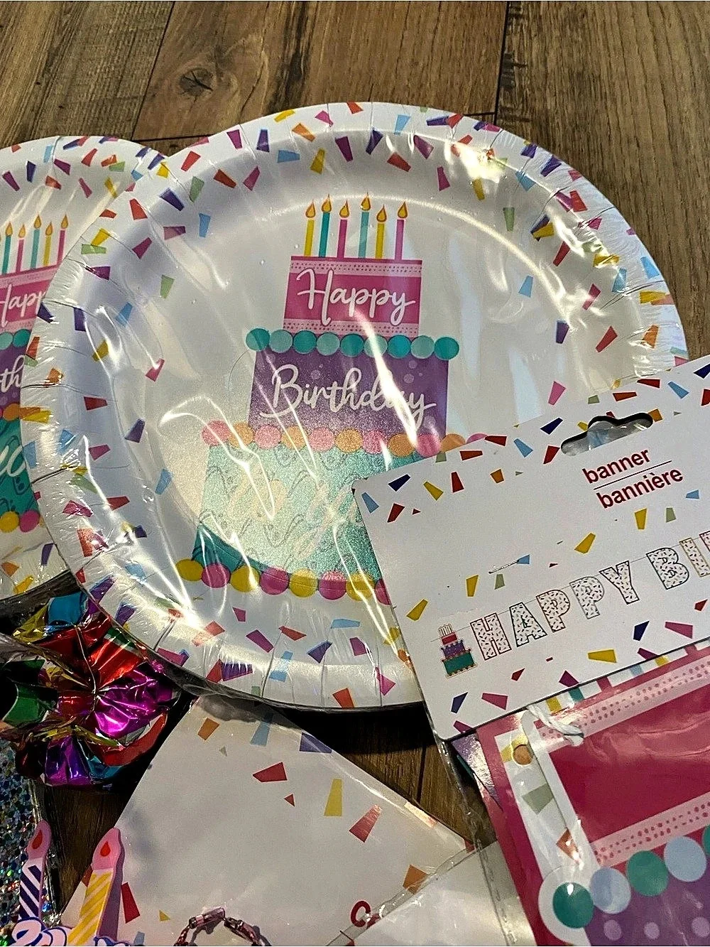 Multicolor Birthday Party Decorations NWT